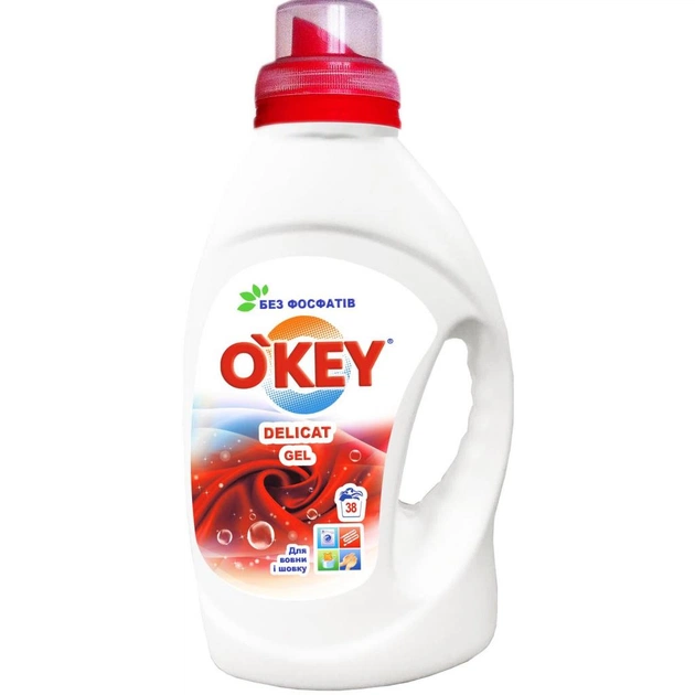 Гель для прання O'KEY Delicat 1.5 л (4820049381771) - зображення 1