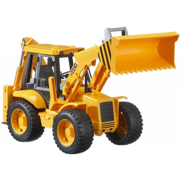 Спецтехника Bruder Дорожный погрузчик с экскаватором JCB 4CX М1:16 (02428) - изображение 1