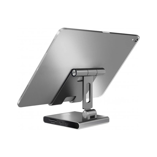 Порт-реплікатор J5create Dock-Station Ipad USB-C 8-in-1 (HDMI/PD/картридер/USB-A/USB-C/Audio) (JTS224-N) - picture 3