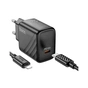 Зарядний пристрій HOCO CS22A Value USB-C PD30W + cable USB-C to Lightning Black (6942007609920) - зменшене зображення 4