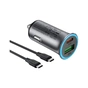 Зарядний пристрій Acefast 1xUSB-C PD95W + 1xUSB gray (6974316285304) - зменшене зображення 2