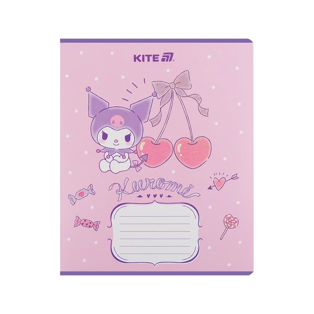 Тетрадь Kite Kuromi, 12 листов, линия (HK25-234-2) - изображение 6
