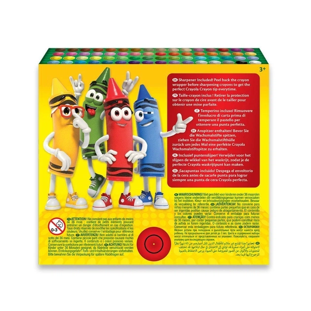 Олівці кольорові Crayola воскові, 64 шт (52-6448) - picture 4