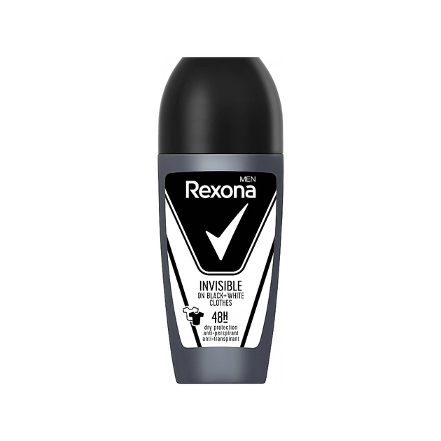Антиперспірант Rexona Men Invisible Black + White 50 мл (59095514) - изображение 1