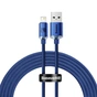 Кабель Baseus Crystal Shine USB - Lightning (M/M), 2.4A, 2 м Blue (CAJY000103) - уменьшенное изображение 1