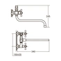 Змішувач AQUATICA PM-2C457C (9780210) - уменьшенное изображение 3