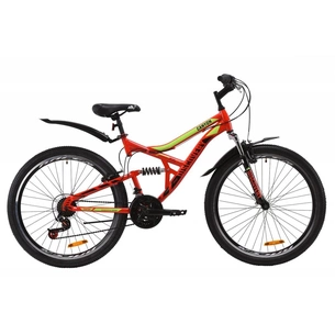 Велосипед Discovery 26" CANYON AM2 Vbr рама-17,5" St 2020 червоно-салатовий з чорним (OPS-DIS-26-232) зображення 1