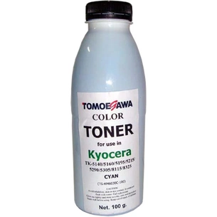Тонер KYOCERA TK-5140/5195/5215/5305/8115 Cyan100г Tomoegawa (TG-KM6030C-100) зображення 1