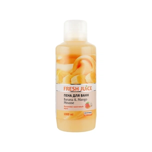 Піна для ванн Fresh Juice Banana & Mango Mousse 1000 мл (4823015923173) изображение 1