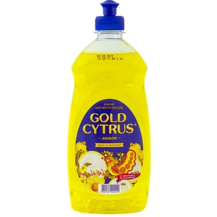 Засіб для ручного миття посуду Gold Cytrus Лимон 500 мл (4820167000240) зображення 1