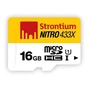Карта пам'яті Strontium Flash 16GB microSDHC Class 10 USH-I 433X (SRN16GTFU1R) - зменшене зображення 1