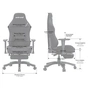 Крісло ігрове Anda Seat Luna Pro Fabric Size L Dark Gray (AD18T-44-GB-F) - зменшене зображення 8