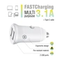 Зарядний пристрій Piko CC-312 (2USB3,1A) + USB-C cable (1283126538803) - зменшене зображення 3