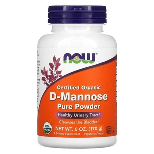 Вітамінно-мінеральний комплекс Now Foods D-Манноза, D-Mannose, порошок 170 гр. (NOW-02809) зображення 1
