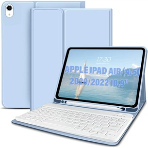 Чохол до планшета BeCover Keyboard Apple iPad Air (4/5) 2020/2022 10.9" Light Blue (711146) зображення 1