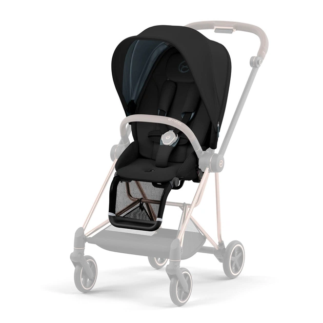 Набір текстилю для коляски Cybex Mios Deep Black (521002567) - изображение 1