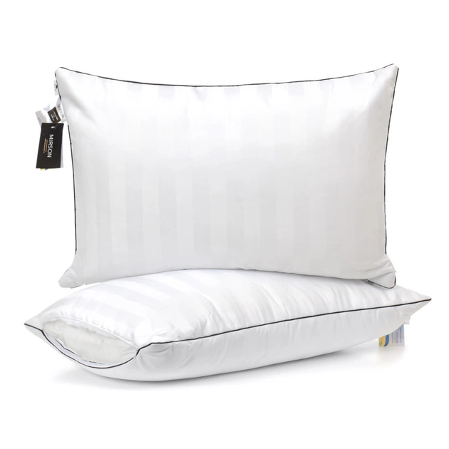 Подушка MirSon бамбукова Hand Made Royal Pearl 930 низька 70x70 (2200000557469) - изображение 1