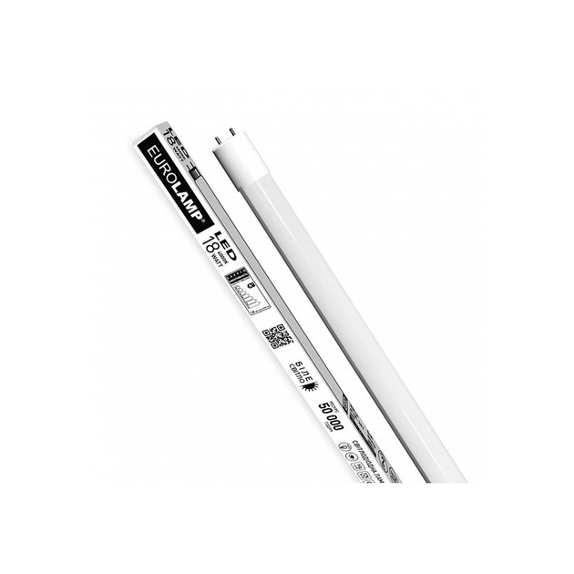Лампочка Eurolamp T8 скло 18W 4000K 140lm/W (LED-T8-18W/4000(140lm/W)) - зображення 1