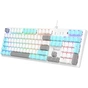 Клавіатура A4Tech Bloody S510R RGB BLMS Switch Red USB Icy White (Bloody S510R Icy White) - зменшене зображення 5