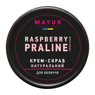 Скраб для обличчя Mayur Raspberry Praline Cream Scrub Малинове праліне 50 мл (4820230953268) изображение 1