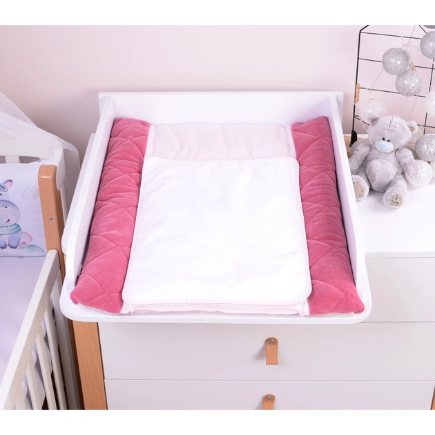Пеленальний матрацик Верес Velour Wild rose 50х70 см (429.011) - picture 3