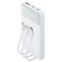 Батарея універсальна RivaCase 10000mA, 22.5W, QC/PD, white (RIVAPOWER VA2211 (White)) - зменшене зображення 8