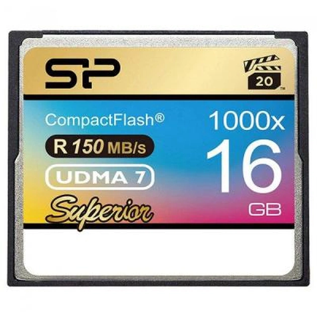 Карта пам'яті Silicon Power 16GB Compact Flash 1000X (SP016GBCFC1K0V10) - изображение 1