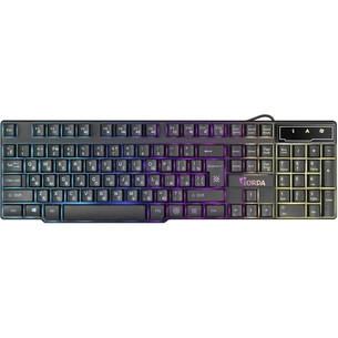 Клавіатура Defender Gorda GK-210L RU RGB (45210) зображення 1