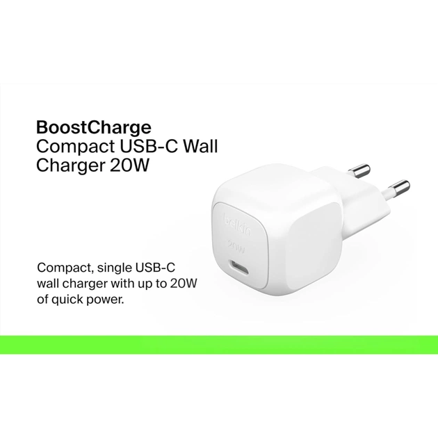 Зарядний пристрій Belkin USB-C PD20W PPS white (WCA009KQWH) - picture 12