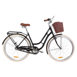 Велосипед Дорожник 28" CORAL PH рама-19" 2019 чорний, багажник + кошик (OPS-D-28-150) зображення 1