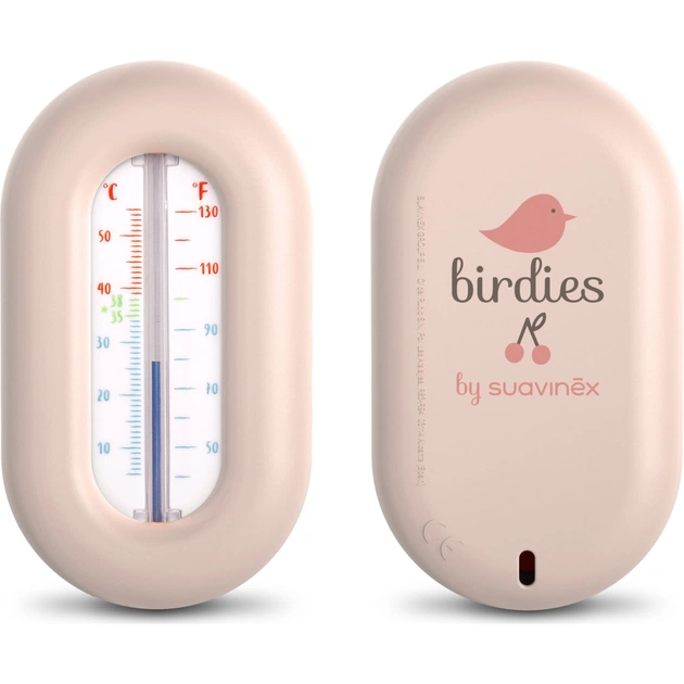 Термометр для воды Suavinex Birdies, рожевий (403066-2) - изображение 1