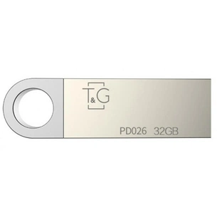 USB флеш накопичувач T&G 32GB 026 Metal Series Silver USB 2.0 (TG026-32G) зображення 1