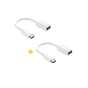 Перехідник OTG USB 2.0 AF to Micro 5P 0.11m 2PCS white XoKo (XK-AC130-WH2) - зменшене зображення 1