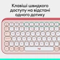 Клавiатура бездротова Logitech Pop Icon Keys Rose (920-013073) - зменшене зображення 10