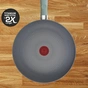 Сковорода Tefal Halo EUCALYPTUS, 20см, алюміній, бакеліт, сірий (G0160202) - зменшене зображення 3