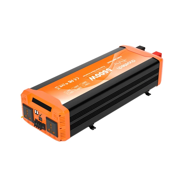 Автомобільний інвертор Choetech 12V/220V 2500 Вт, чиста синусоїда (CJ5000Q-V2) - зображення 3