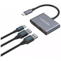 Концентратор Canyon hub DS-3 3in1 USB-C Dark Grey (CNS-TDS3) - уменьшенное изображение 5