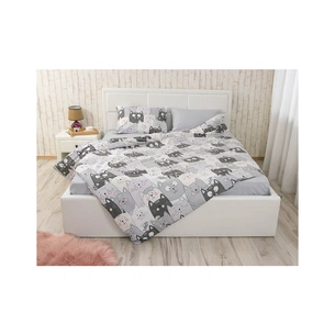 Постільна білизна Руно Grey Cat бязь набивна полуторний (1.114Б_Grey Cat) зображення 1