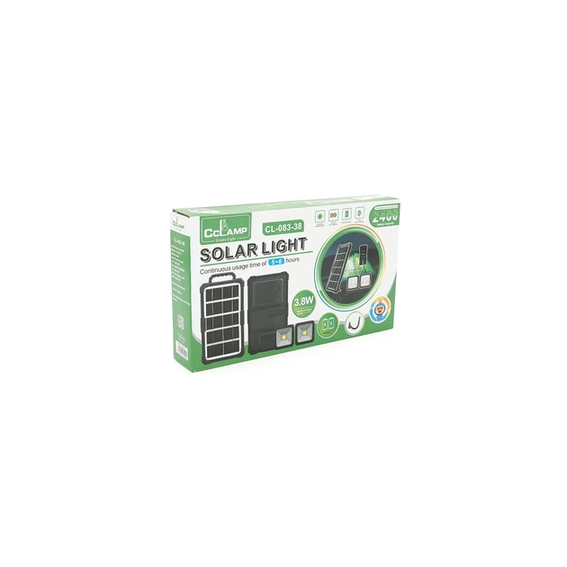 Фонарь Voltronic CL-083-38 + Solar, Power bank (CL-083-38) - изображение 1