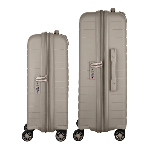 Набір валіз 2E Aero (M+S), сіро-коричневі (2E-SPP-AERO-SET2-TP) - зображення 4
