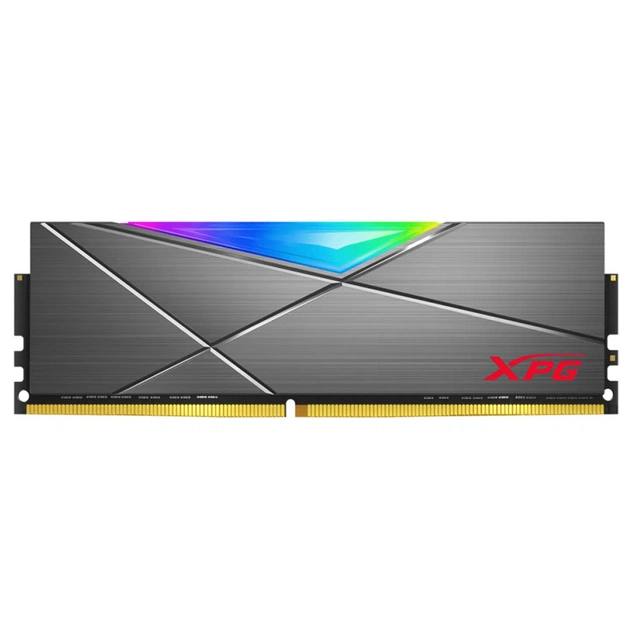 Модуль пам'яті для комп'ютера DDR4 8GB 3600 MHz XPG Spectrix D50 RGB Tungsten Gray ADATA (AX4U36008G18I-ST50) - изображение 1