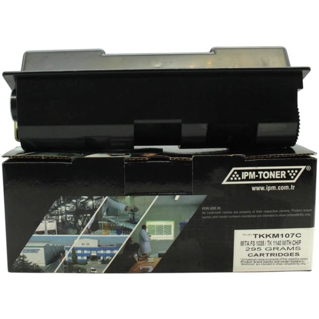 Картридж IPM Kyocera-Mita TK-1140 +chip, 295г (TKKM107C) - зображення 1