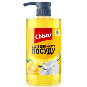Средство для ручного мытья посуды Chisto Лимон 500 мл (4820204703875) изображение 1