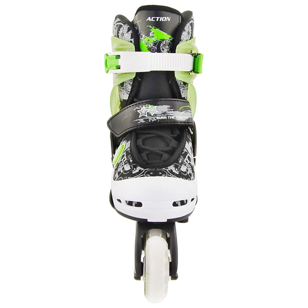Роликові ковзани Action Pat Зелені 30-33 (PW-117CD-1/Green/30-33) - picture 4