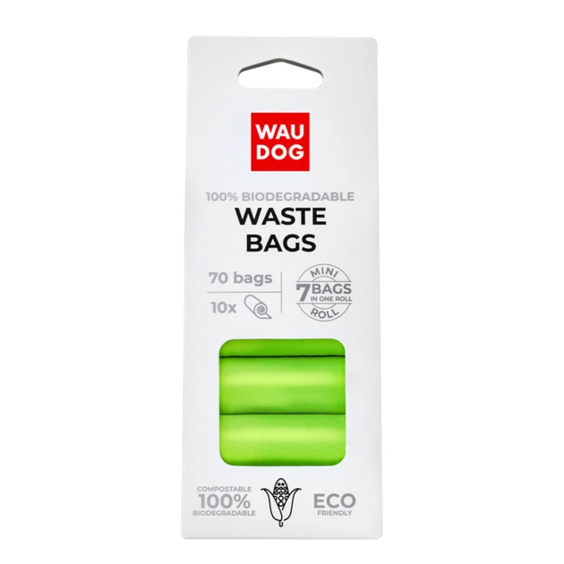 Пакети для собак WAUDOG Біорозкладні 70 шт (9940) - picture 3