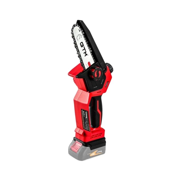 Ланцюгова пила GTM CS18/127BL, 18В, шина 5"/12,7см (без АКБ та ЗП) - зображення 1