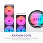Система рідинного охолодження NZXT Kraken Core 360 Black with RGB fans Single Fra (RL-KR36C-B1) - зменшене зображення 3