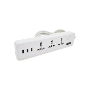Сетевой фильтр питания Voltronic TВ-Т13, 3роз, 3*USB White (ТВ-Т13-White) изображение 1