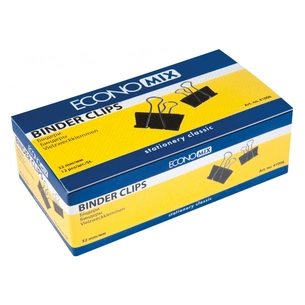 Біндер металевий Economix 32 мм 12 шт (E41006) зображення 1