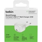 Зарядний пристрій Belkin USB-C PD20W PPS white (WCA009KQWH) - зменшене зображення 5
